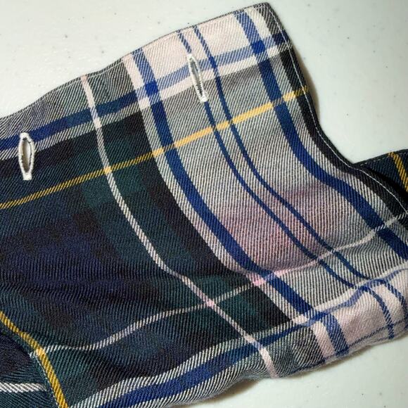 Ralph Lauren Womens Size 10 Blue Green Plaid Long Sleeve Button Up Blouse - Picture 6 of 8